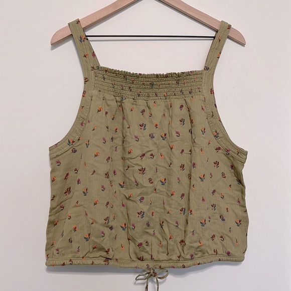 Prana Sweet Grass Meadow Little Palm Organic Cotton Cami Size XL - Picture 4 of 10